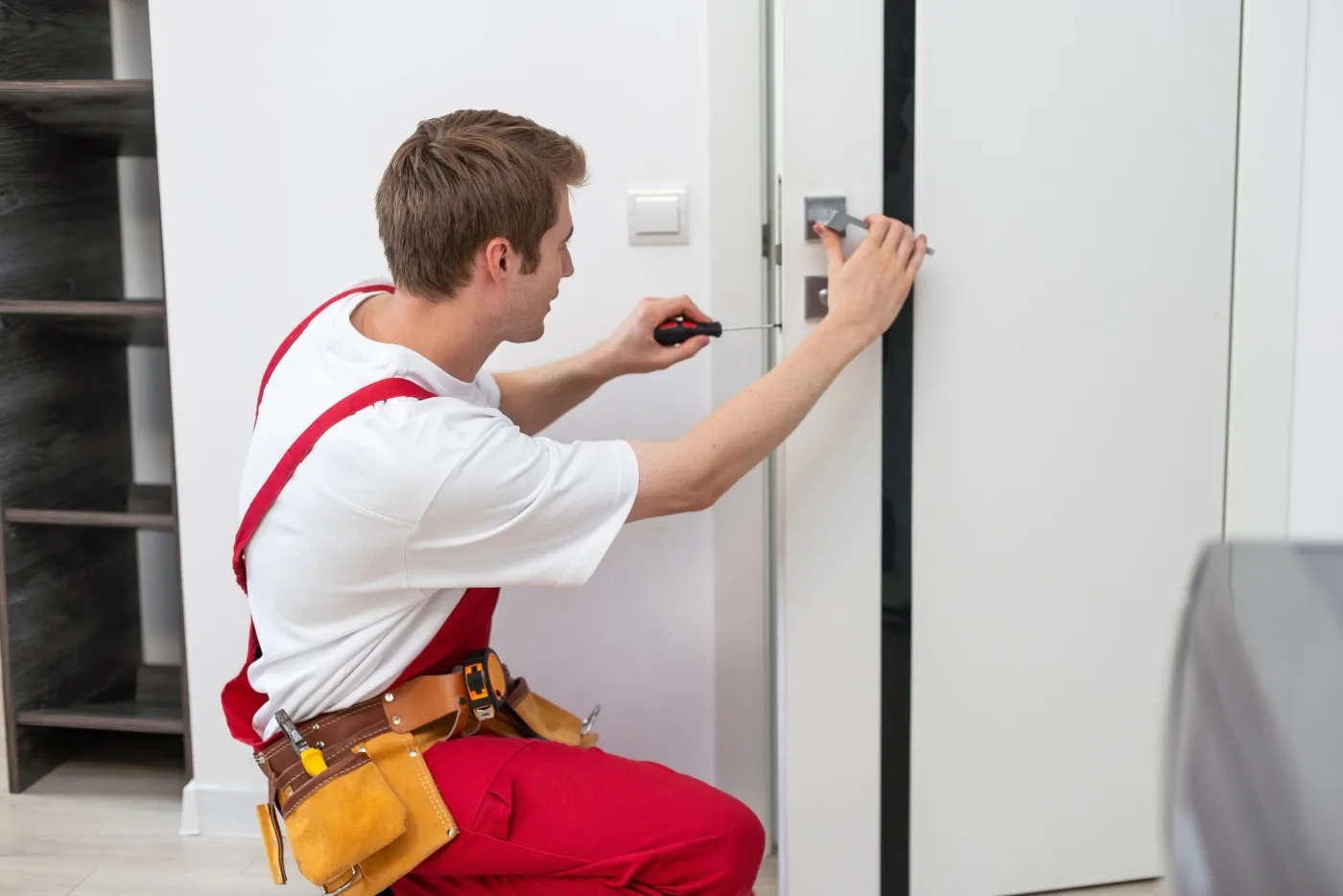 Remplacement d'un cylindre de porte d'entrée à Houilles
